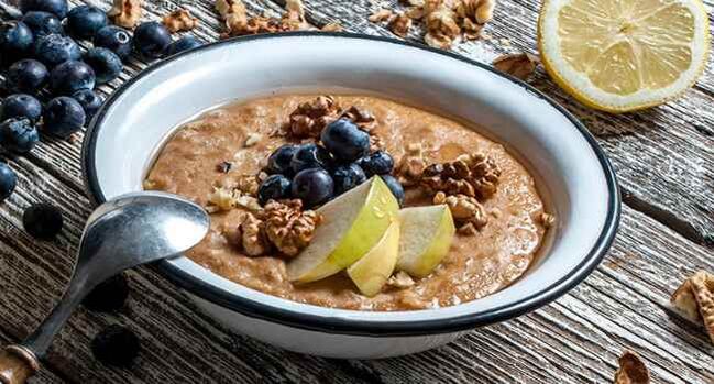 A sopa de crema diversifica o menú para a gota