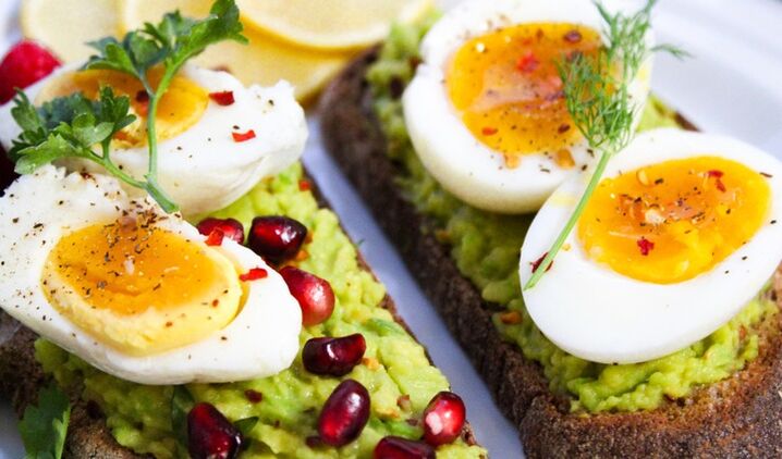 mostra de menú de dieta ceto para adelgazar