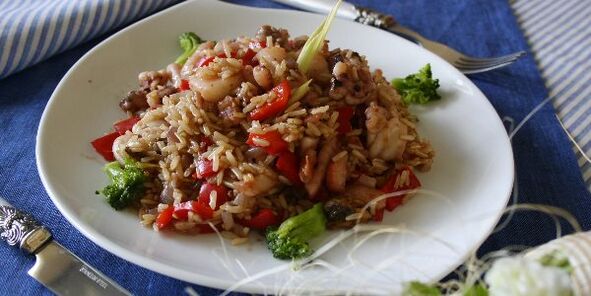 arroz con verduras para dieta dukan